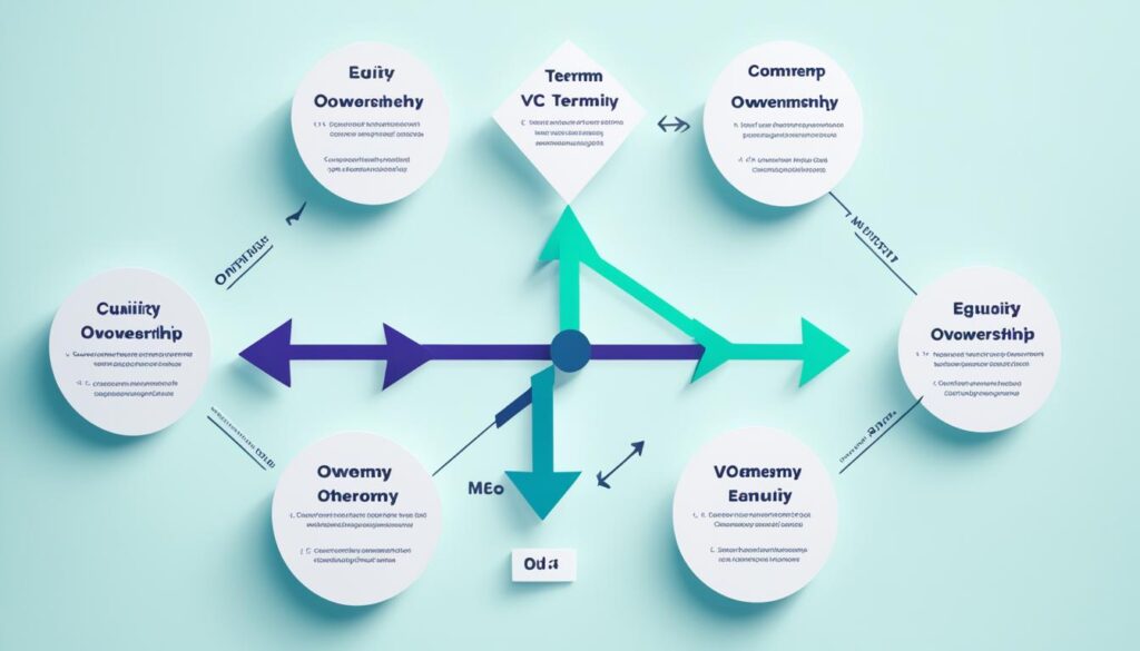 equity and ownership terms in VC term sheet